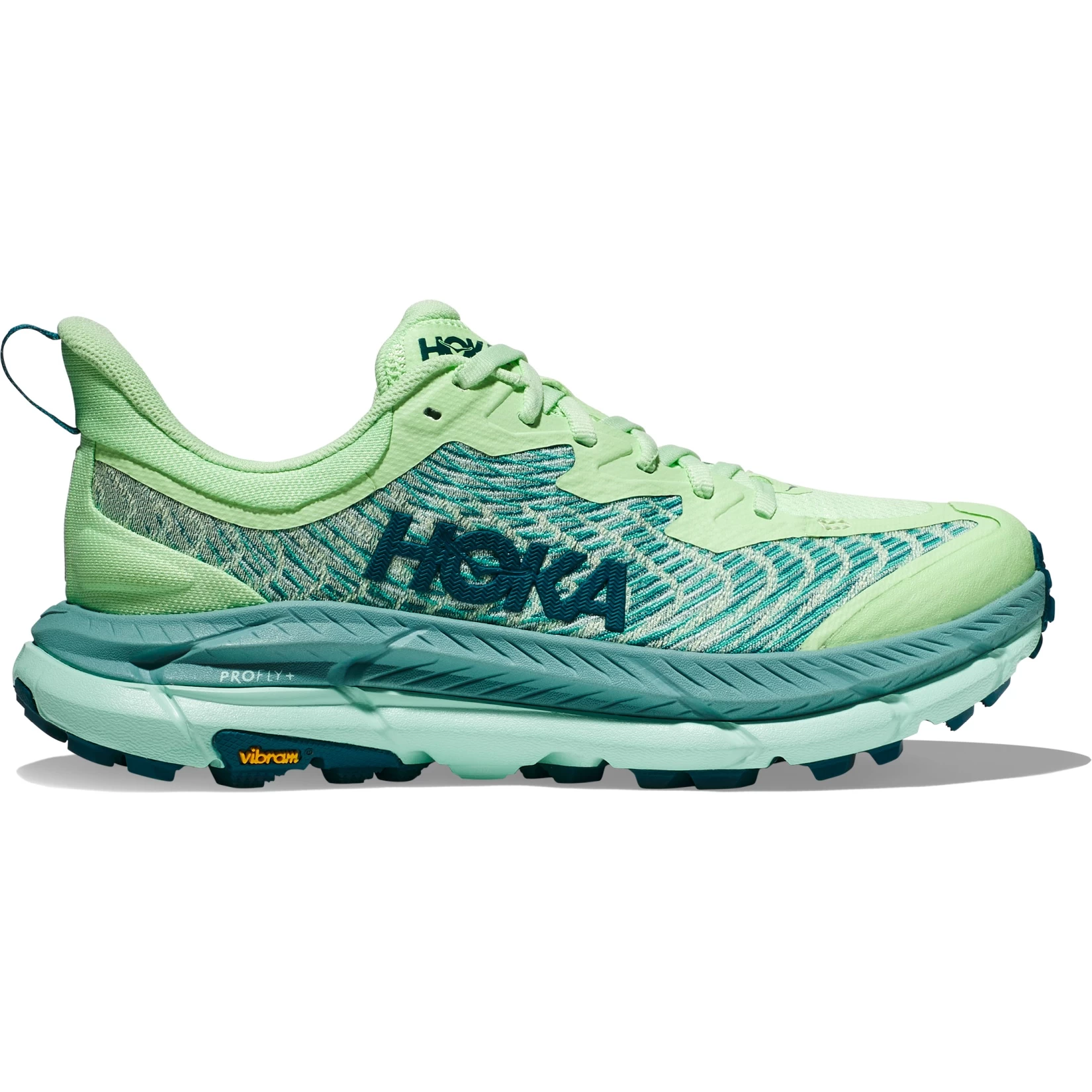 Hoka Mafate Speed 4 Hardloopschoenen Dames - Lime Glow / Ocean Mist 5 Hoka Mafate Speed 4 Hardloopschoenen Dames - Lime Glow / Ocean Mist - Afbeelding 3