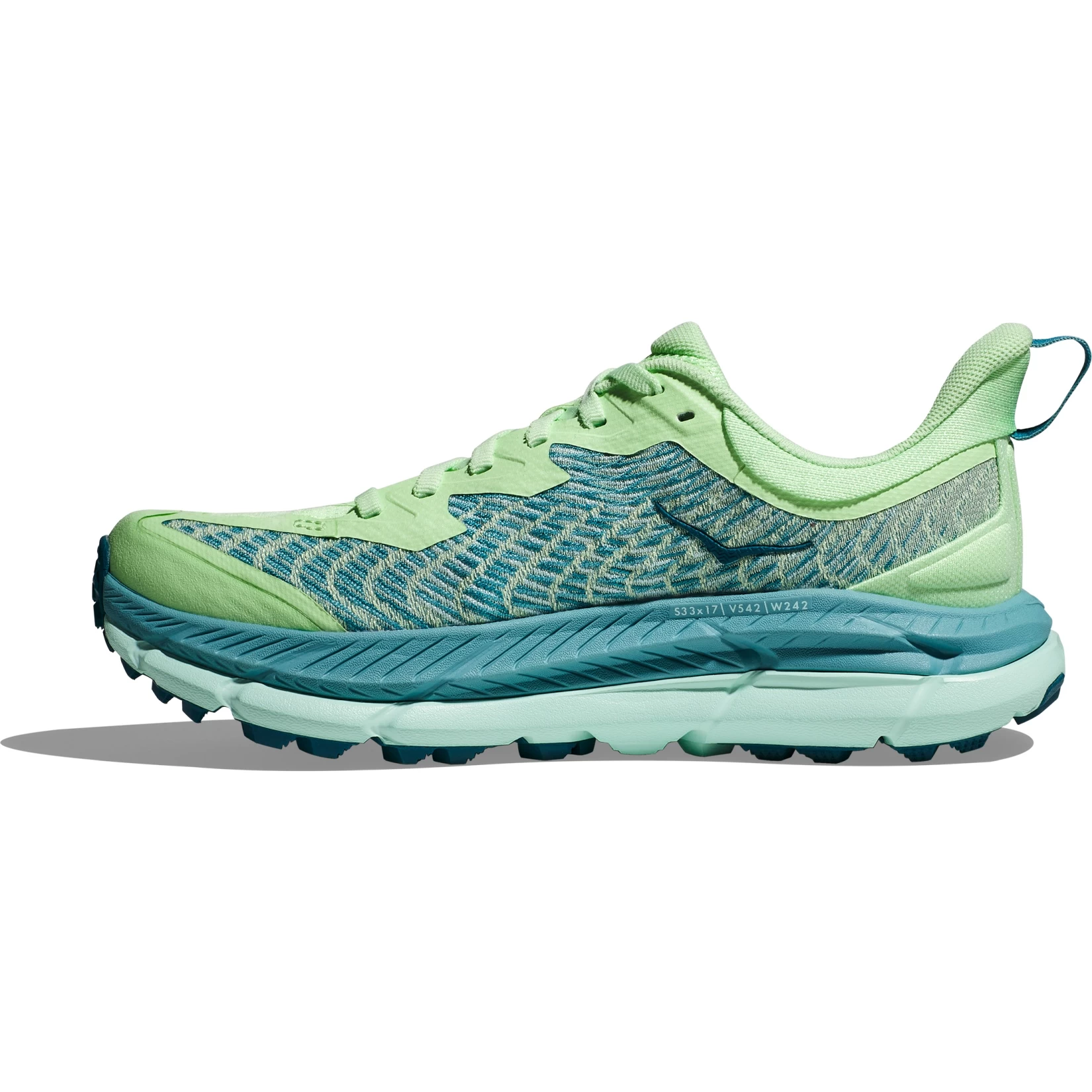 Hoka Mafate Speed 4 Hardloopschoenen Dames - Lime Glow / Ocean Mist 6 Hoka Mafate Speed 4 Hardloopschoenen Dames - Lime Glow / Ocean Mist - Afbeelding 4