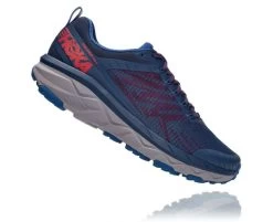 Hoka One One Challenger ATR 5 Hardloopschoenen Blauw/rood 12 Hoka One One Challenger ATR 5 Hardloopschoenen Blauw/rood -Sportschoenenwinkel hoka one challanger heren hardloopschoen blauw rood 005