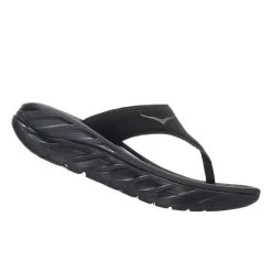 Hoka Ora Recovery Flip Dames Teenslippers - Zwart / Dark Gull Gray -Sportschoenenwinkel hoka one one ora recovery flip 2 women thongs black dark gull gray 05 856401