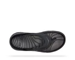Hoka One One Hoka ORA Recovery Flip Slippers Zwart Heren -Sportschoenenwinkel hoka ora recovery flip 1099675 bdggr 003