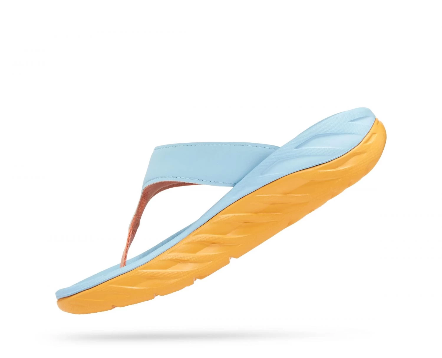 Hoka One One Hoka ORA Recovery Flip Slippers Blauw/oranje Dames 4 Hoka One One Hoka ORA Recovery Flip Slippers Blauw/oranje Dames - Afbeelding 2