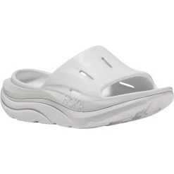 Hoka Ora Recovery Slide 3 Unixes Badslippers - Wit / Wit