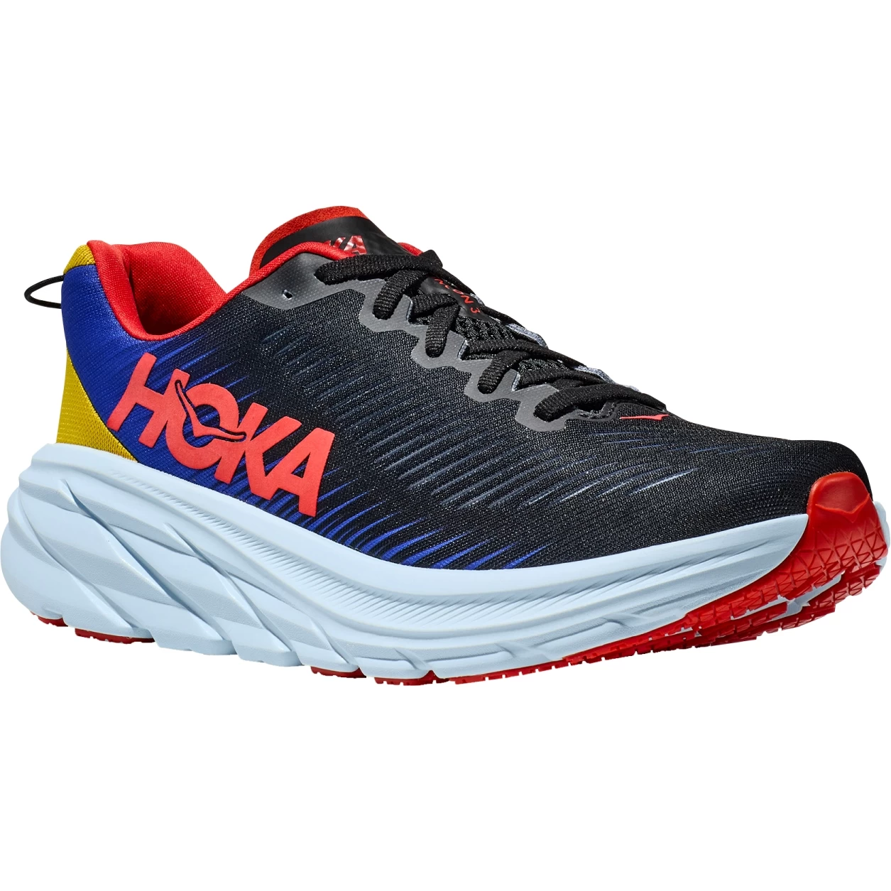 Hoka Rincon 3 Hardloopschoenen Heren - Zwart / Dazzling Blue 3 Hoka Rincon 3 Hardloopschoenen Heren - Zwart / Dazzling Blue