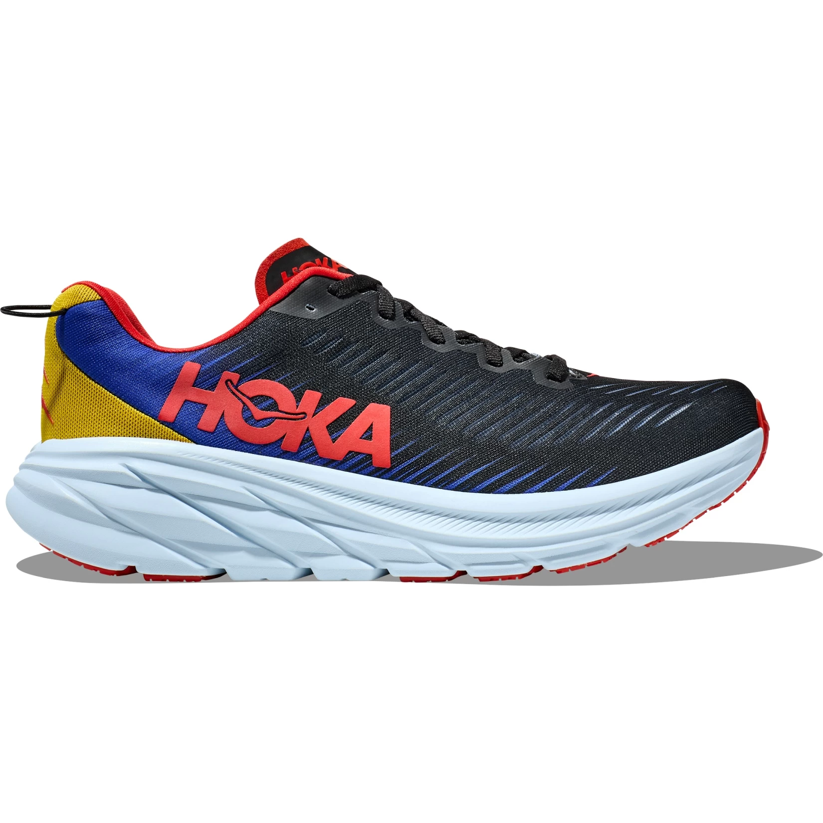 Hoka Rincon 3 Hardloopschoenen Heren - Zwart / Dazzling Blue 4 Hoka Rincon 3 Hardloopschoenen Heren - Zwart / Dazzling Blue - Afbeelding 2