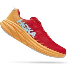 Hoka Rincon 3 Wide Hardloopschoenen - Fiesta / Amber Yellow -Sportschoenenwinkel hoka rincon 3 running shoes fiesta amber yellow 8 1240345 1