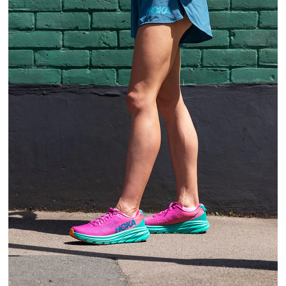 Hoka Rincon 3 Hardloopschoenen Dames - Zwart / Wit 10 Hoka Rincon 3 Hardloopschoenen Dames - Zwart / Wit - Afbeelding 8