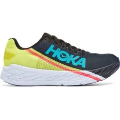 Hoka Rocket X Unisex Hardloopschoenen - Zwart / Evening Primrose -Sportschoenenwinkel hoka rocket x running shoes black evening primrose 6 1240378