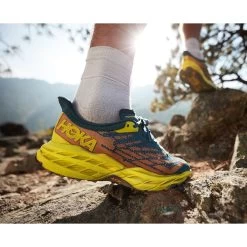 Hoka Speedgoat 5 Hardloopschoenen Heren - Avocado / Passion Fruit -Sportschoenenwinkel hoka speedgoat 5 running shoes 1331252