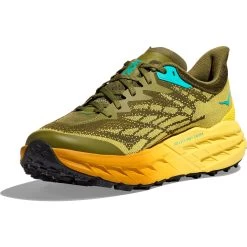 Hoka Speedgoat 5 Hardloopschoenen Heren - Avocado / Passion Fruit -Sportschoenenwinkel hoka speedgoat 5 running shoes avocado passion fruit 3 1377718