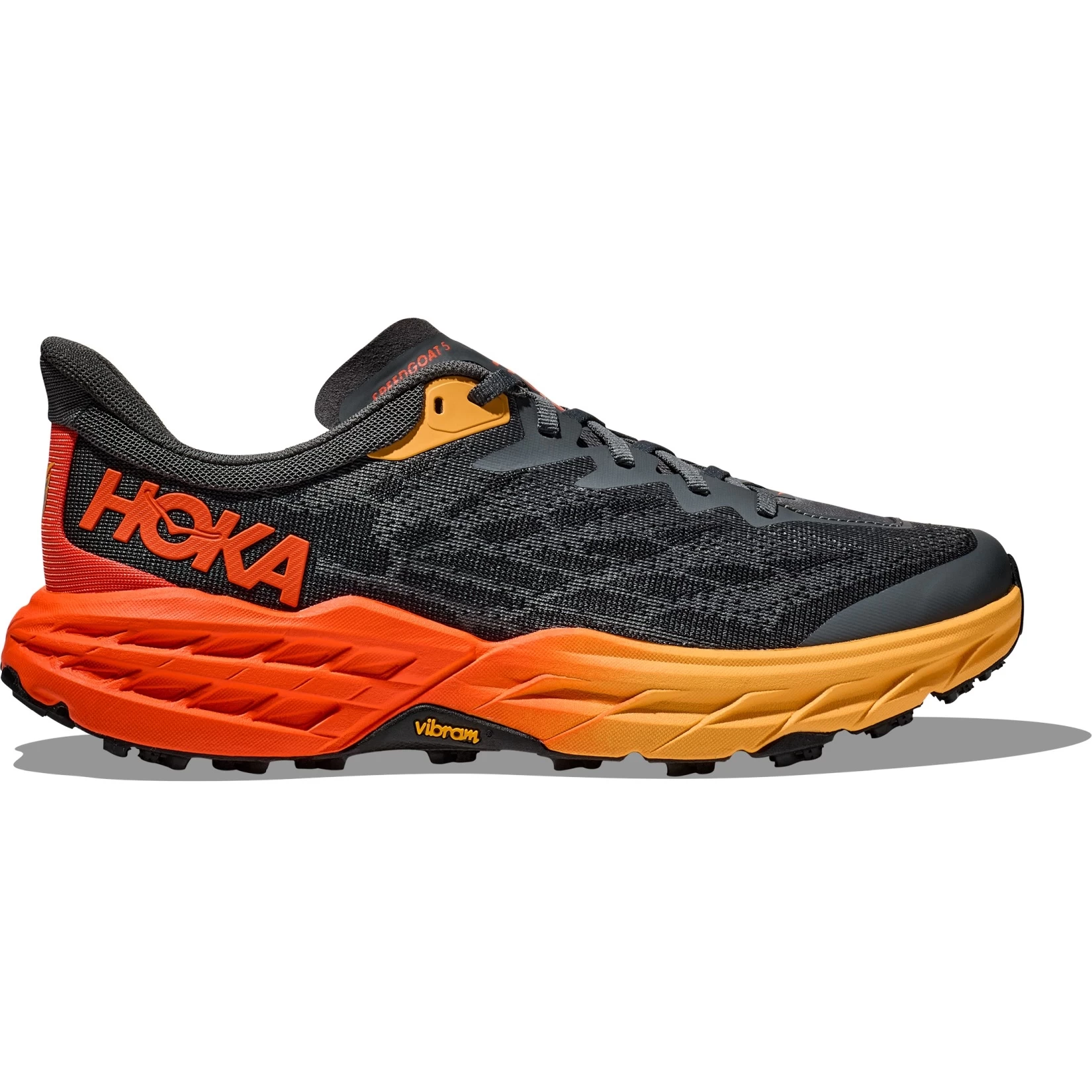 Hoka Speedgoat 5 Wide Hardloopschoenen - Castlerock / Flame 5 Hoka Speedgoat 5 Wide Hardloopschoenen - Castlerock / Flame - Afbeelding 3