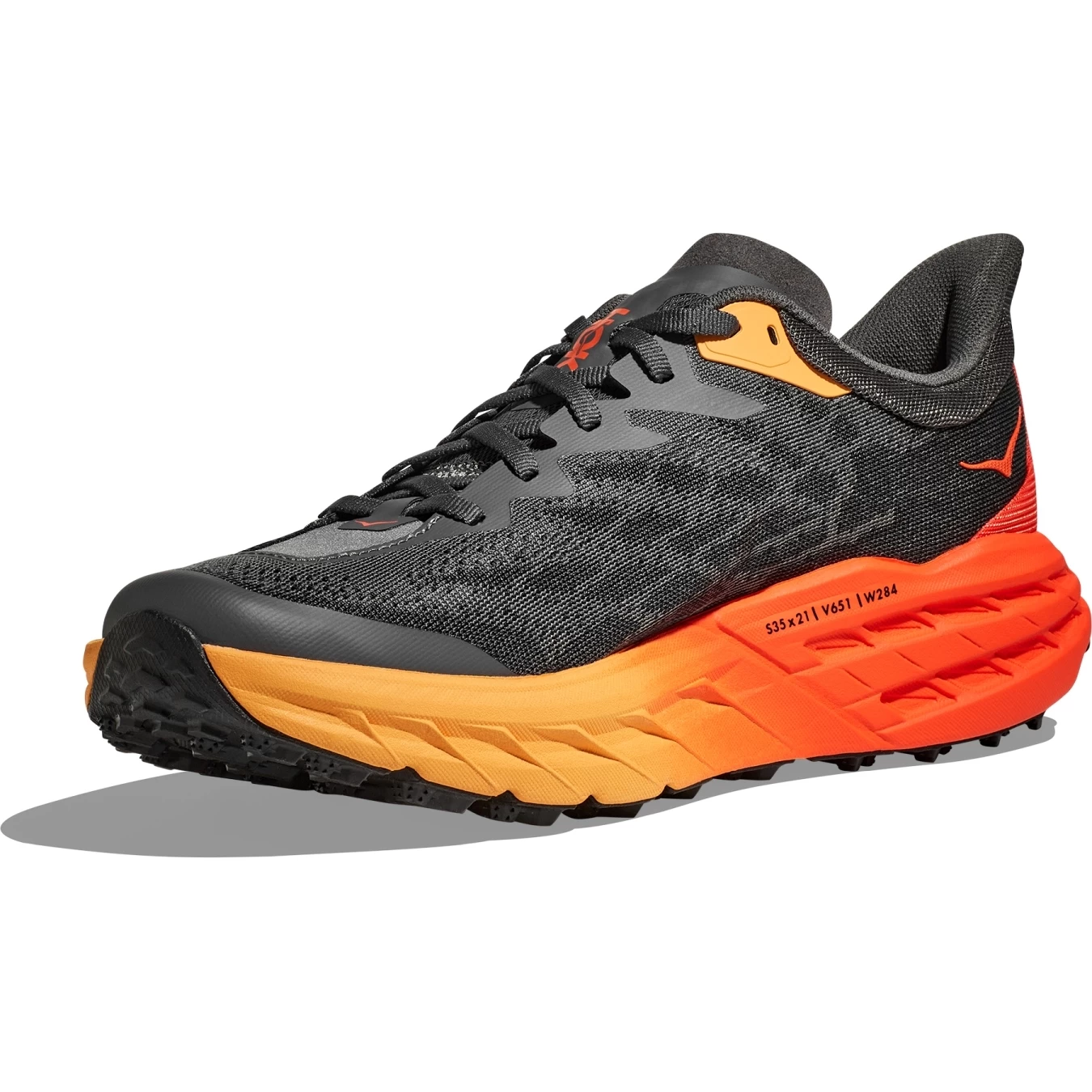Hoka Speedgoat 5 Wide Hardloopschoenen - Castlerock / Flame 4 Hoka Speedgoat 5 Wide Hardloopschoenen - Castlerock / Flame - Afbeelding 2