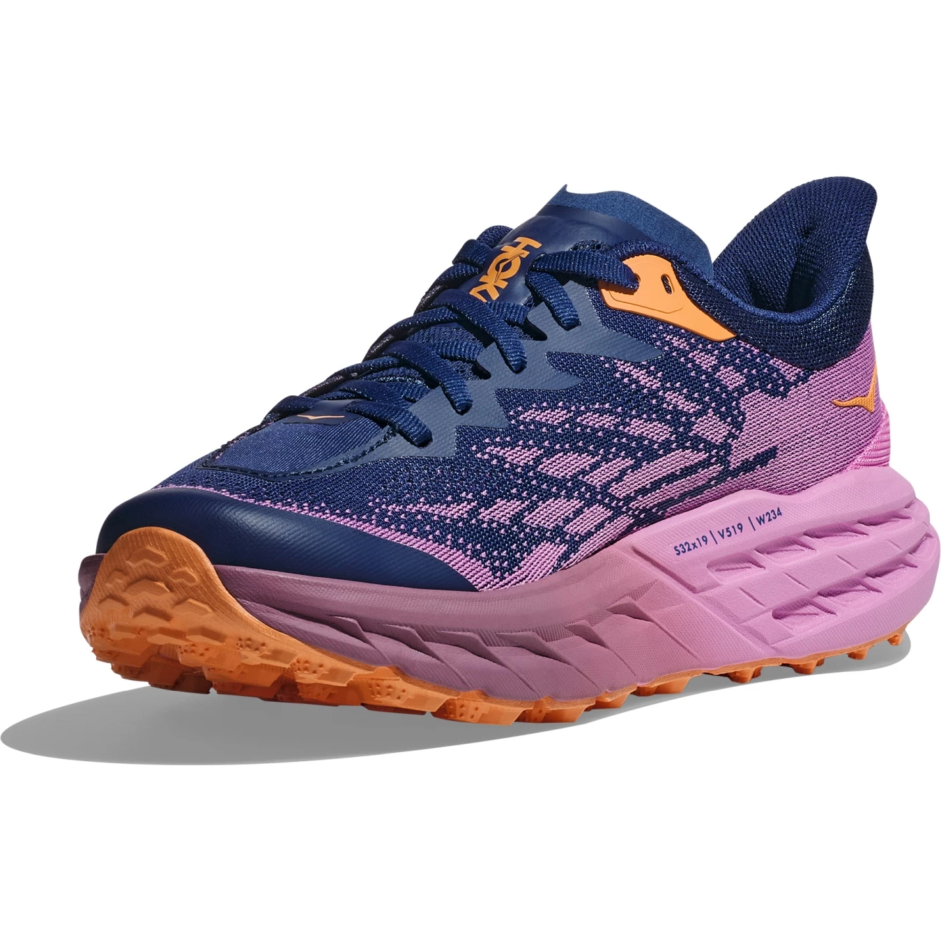 Hoka Speedgoat 5 Hardloopschoenen Dames - Bellwether Blue / Cyclamen 5 Hoka Speedgoat 5 Hardloopschoenen Dames - Bellwether Blue / Cyclamen - Afbeelding 3