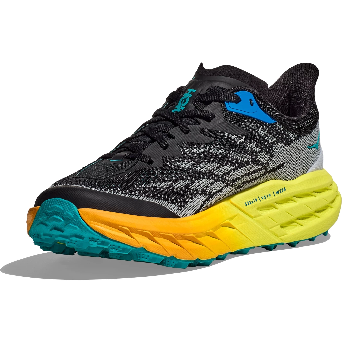 Hoka Speedgoat 5 Hardloopschoenen Dames - Zwart / Evening Primrose 4 Hoka Speedgoat 5 Hardloopschoenen Dames - Zwart / Evening Primrose - Afbeelding 2