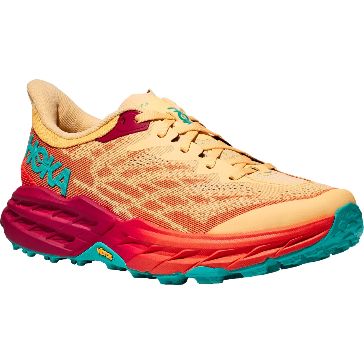 Hoka Speedgoat 5 Hardloopschoenen Dames - Impala / Flame 3 Hoka Speedgoat 5 Hardloopschoenen Dames - Impala / Flame