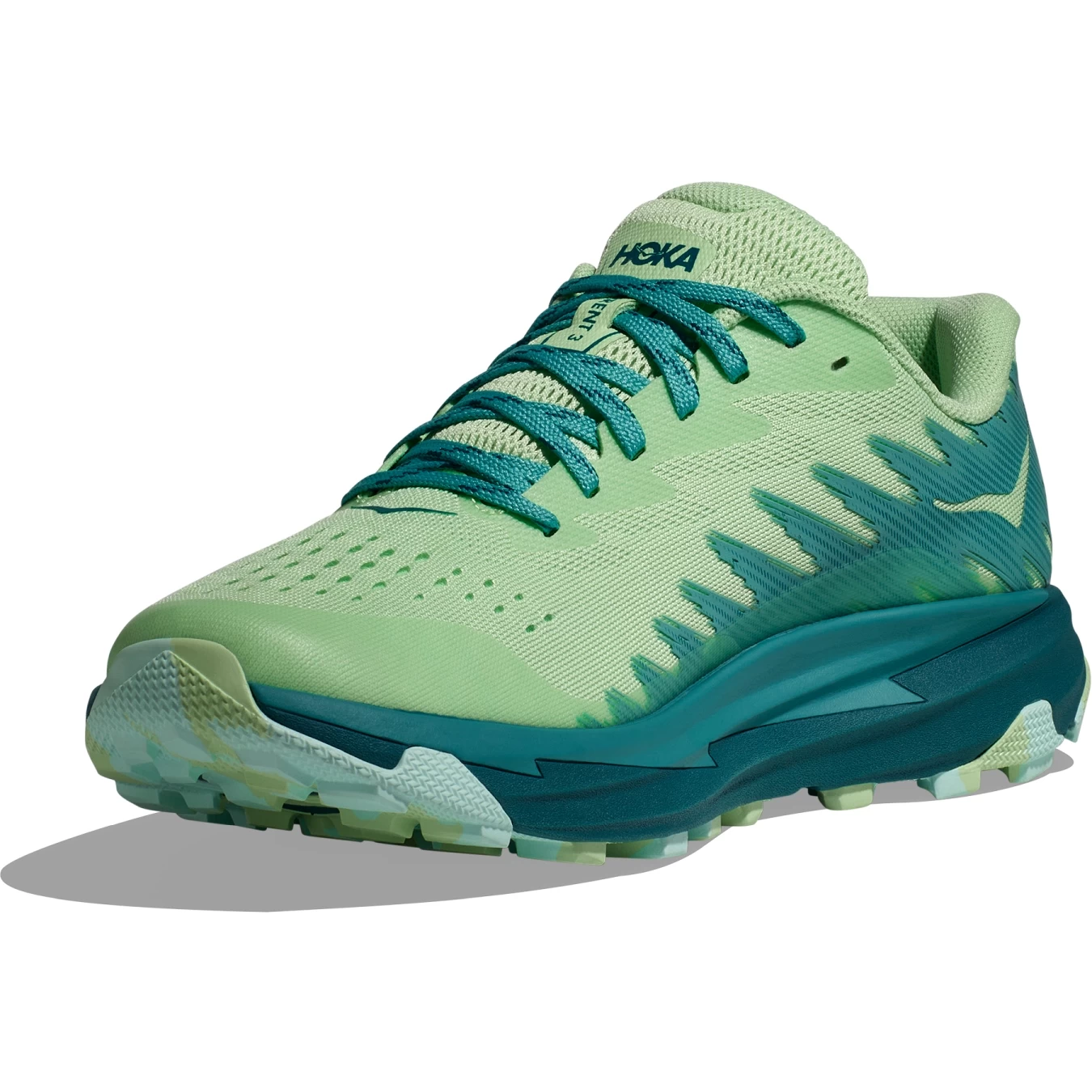 Hoka Torrent 3 Hardloopschoenen Dames - Lime Glow / Deep Lagoon 4 Hoka Torrent 3 Hardloopschoenen Dames - Lime Glow / Deep Lagoon - Afbeelding 2