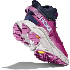 Hoka Trail Code GTX Wandelboots Dames - Beautyberry / Harbor Mist -Sportschoenenwinkel hoka trail code gtx women s hiking shoes beautyberry harbor mist 6 1364873