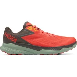 Hoka Zinal Hardloopschoenen - Fiesta / Black Olive -Sportschoenenwinkel hoka zinal running shoes fiesta black olive 6 1240691