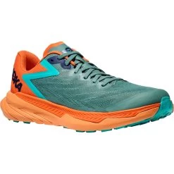 Hoka Zinal Hardloopschoenen - Trellis / Vibrant Orange