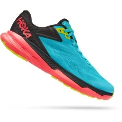 Hoka Zinal Dames Hardloopschoenen - Scuba Blue / Diva Pink -Sportschoenenwinkel hoka zinal women s running shoes scuba blue diva pink 1 1240671