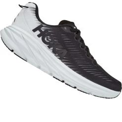 Hoka Rincon 3 Wide Hardloopschoenen - Zwart / Wit