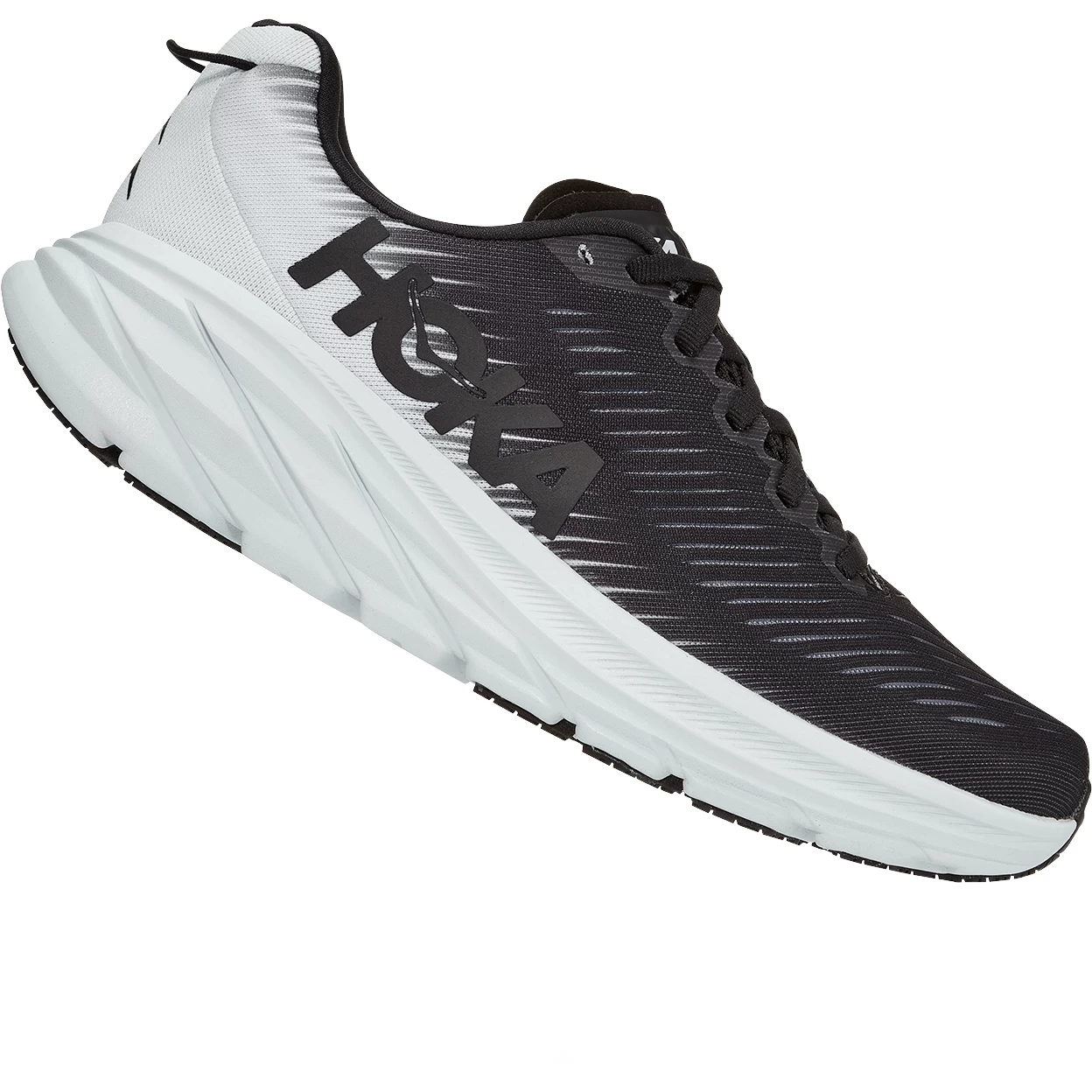Hoka Rincon 3 Wide Hardloopschoenen - Zwart / Wit 3 Hoka Rincon 3 Wide Hardloopschoenen - Zwart / Wit